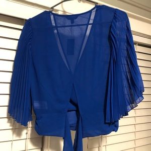 Brand new blue crop top with tags